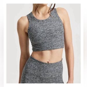 Year of Ours Sports Bra, Heather Grey, Size Small